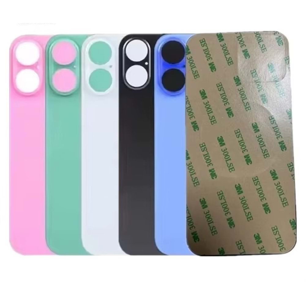 İPHONE 16 ARKA PİL KAPAK MAVİ