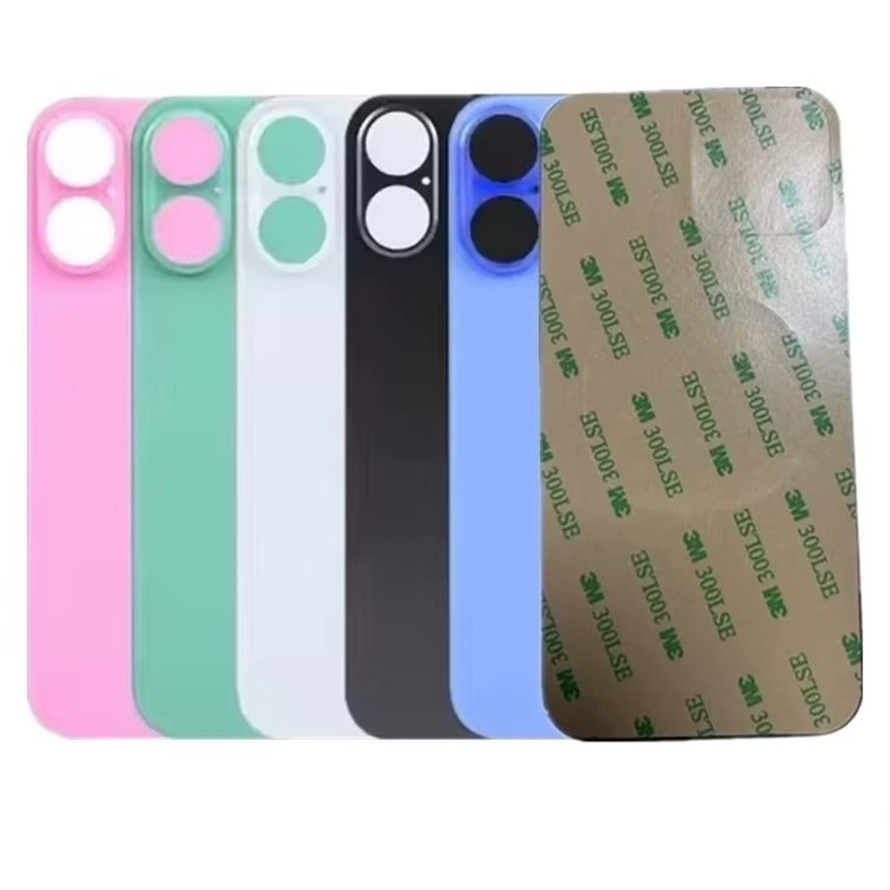 İPHONE 16 ARKA PİL KAPAK SİYAH