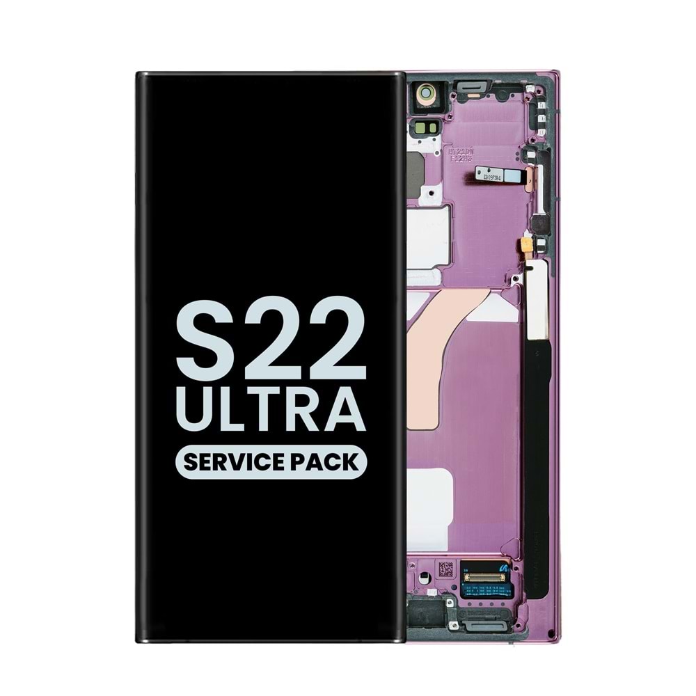 SAMSUNG S22 ULTRA - S908 LCD EKRAN ÇITALI BORDO - BRONZ (TR SERVİS) GH82-27488B
