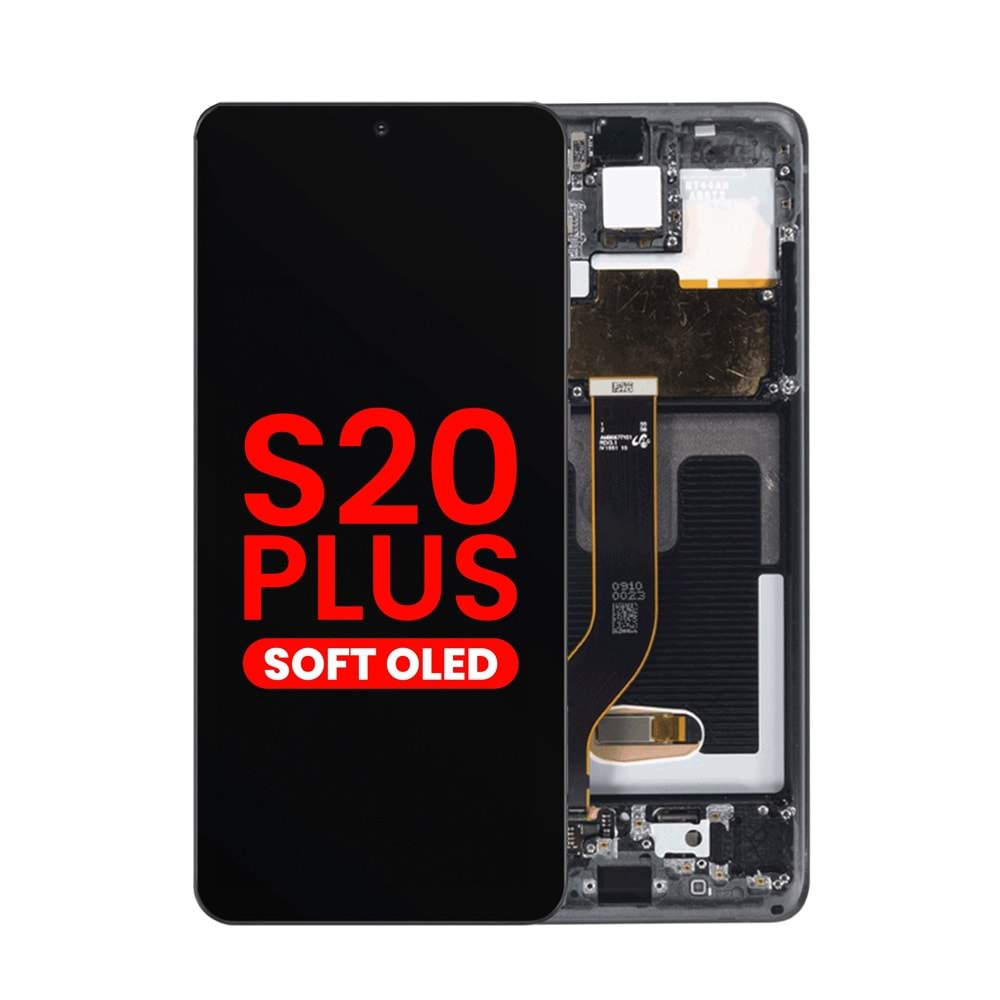 SAMSUNG S20 PLUS - G986 LCD EKRAN ÇITALI OLED SİYAH