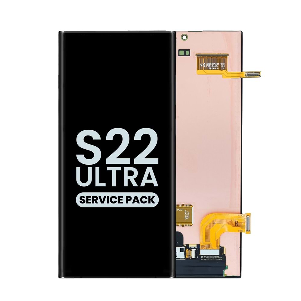 SAMSUNG S22 ULTRA - S908 LCD EKRAN ÇITASIZ (TR SERVİS) GH82-37366A