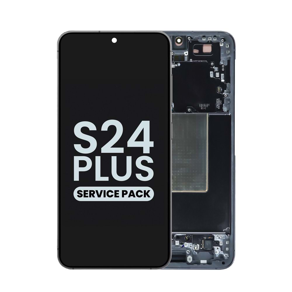 SAMSUNG S24 PLUS - S926 LCD EKRAN ÇITALI SİYAH (TR SERVİS)