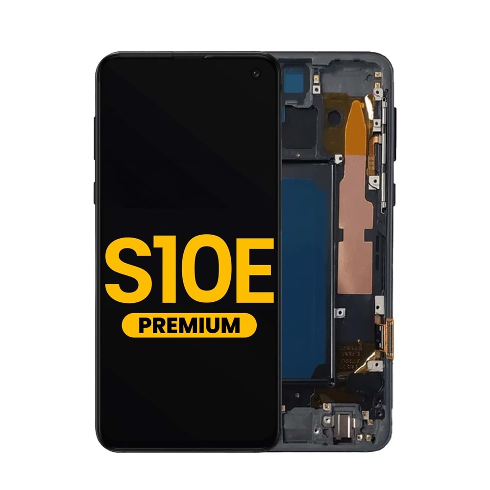 SAMSUNG S10E LCD EKRAN ÇITALI SİYAH OLED
