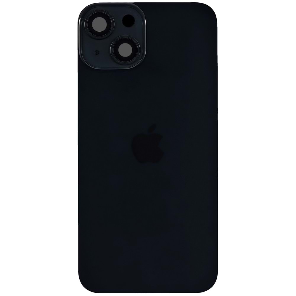 İPHONE 14 PİL KAPAK FULL KAMERA CAMLI SİYAH