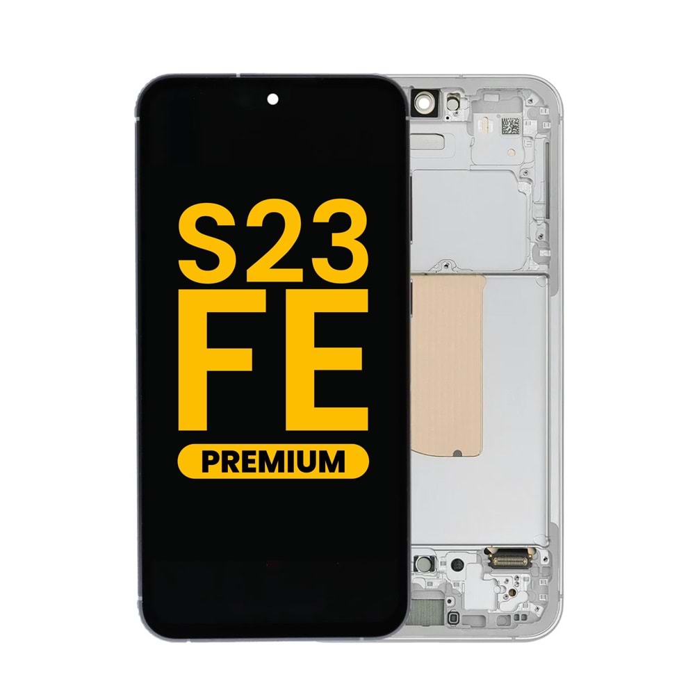 SAMSUNG S23FE - S711 LCD EKRAN ÇITALI BEYAZ (TR SERVİS)