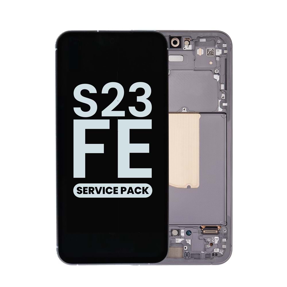 SAMSUNG S23FE - S711 LCD EKRAN ÇITALI SİYAH (TR SERVİS)