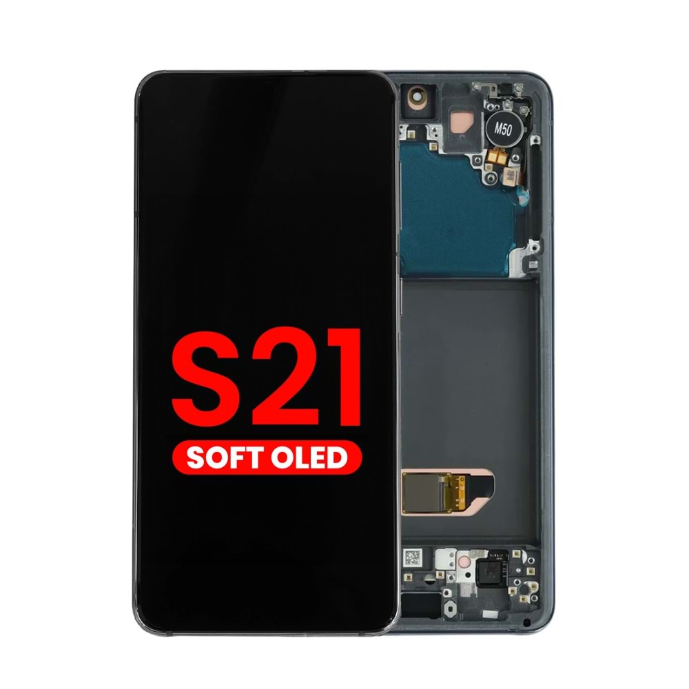SAMSUNG S21 LCD EKRAN ÇITALI SİYAH OLED