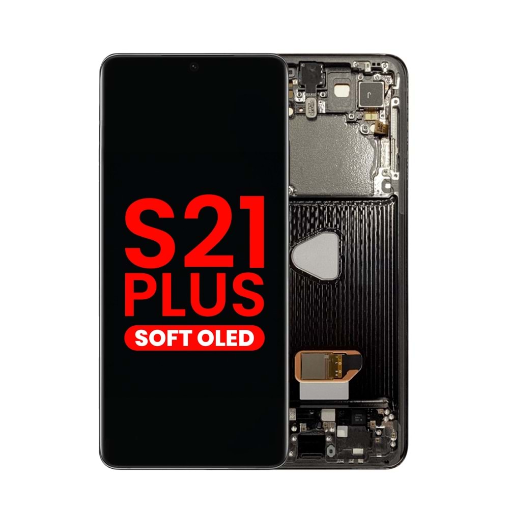 SAMSUNG S21 PLUS LCD EKRAN ÇITALI SİYAH OLED