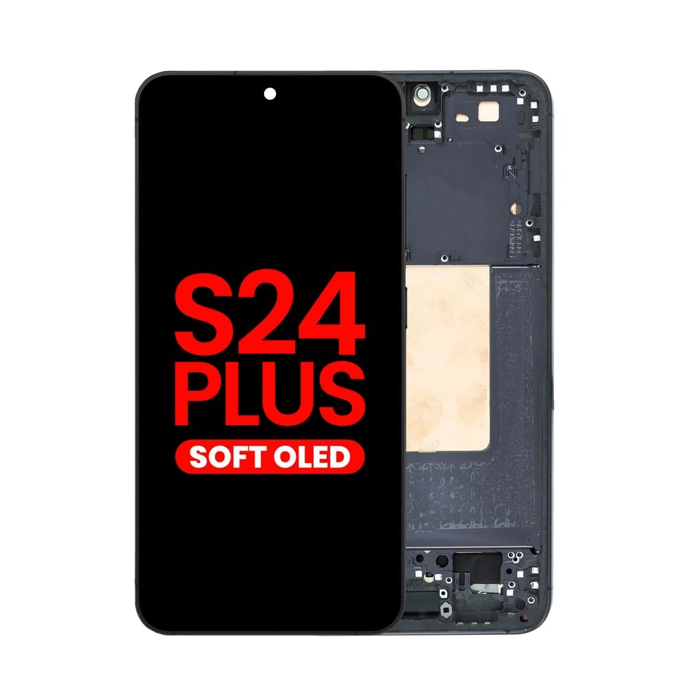 SAMSUNG S24 PLUS LCD EKRAN ÇITALI SİYAH OLED