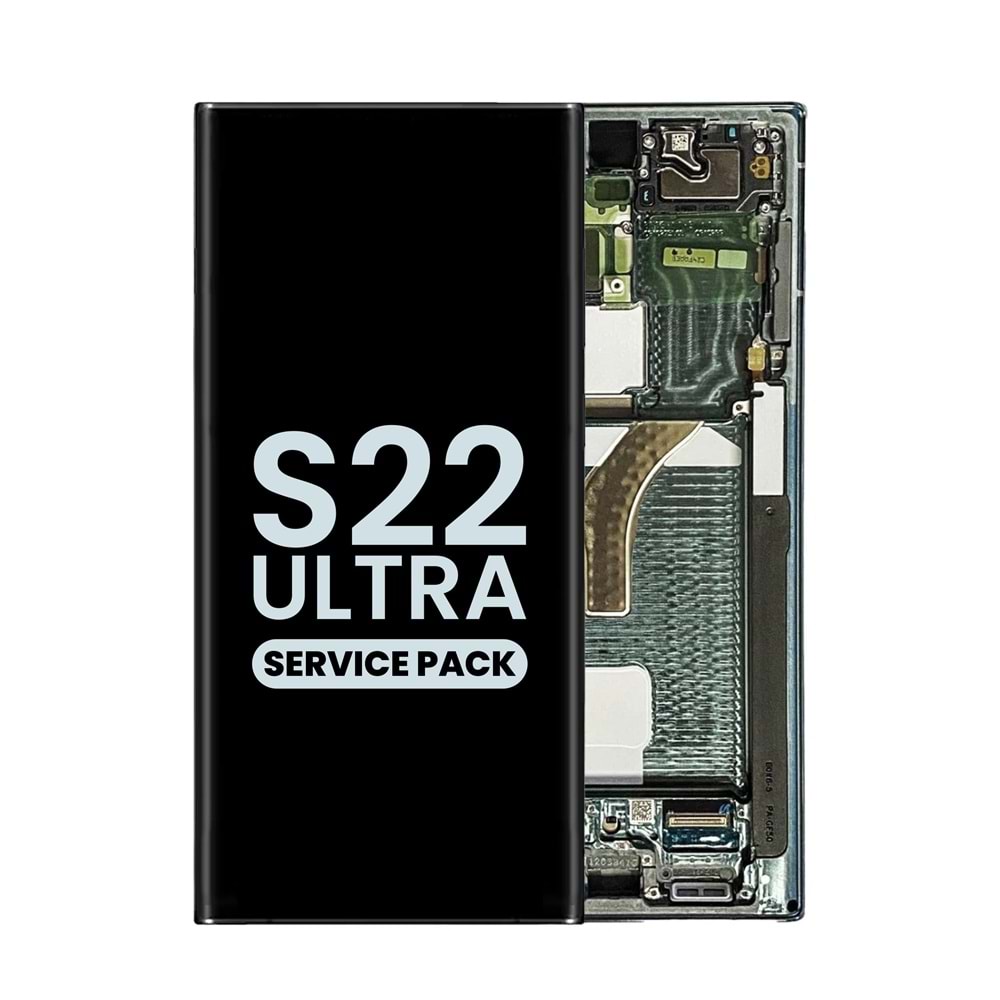 SAMSUNG S22 ULTRA - S908 LCD EKRAN ÇITALI YEŞİL (TR SERVİS) GH82-27489D
