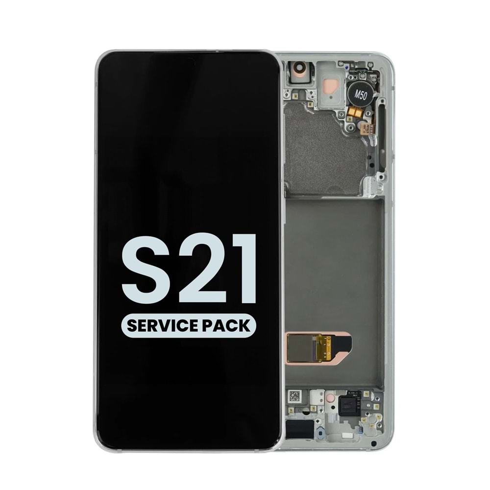 SAMSUNG S21 G991 LCD EKRAN ÇITALI GRİ (TR SERVİS)