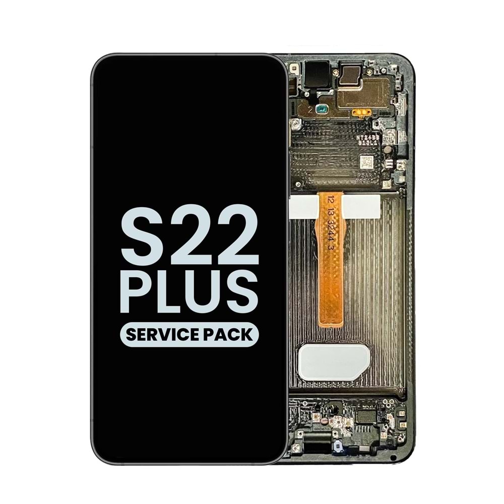 SAMSUNG S22 PLUS LCD EKRAN ÇITALI SİYAH (TR SERVİS)