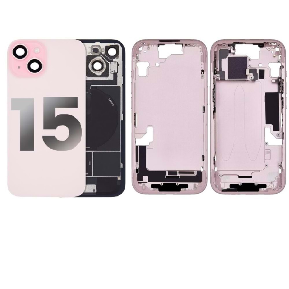 İPHONE 15 BOŞ KASA PEMBE