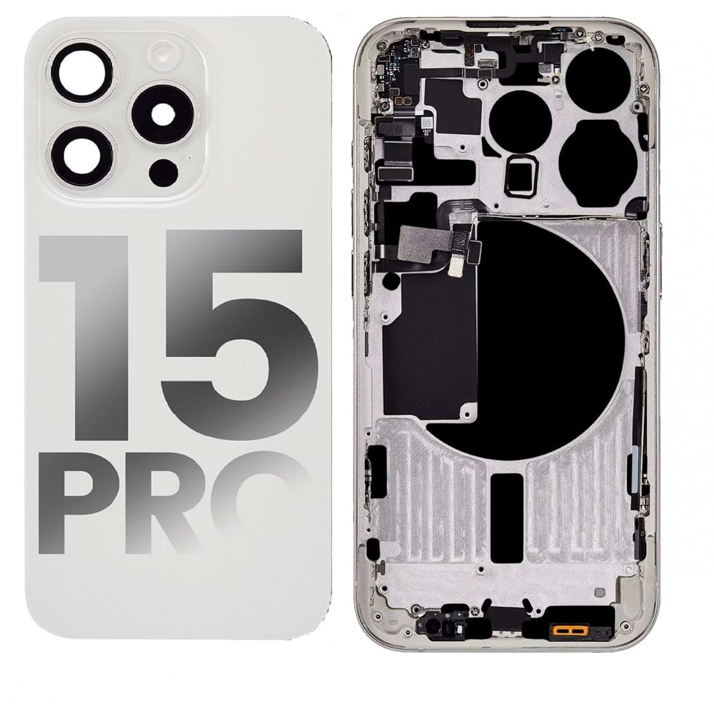 İPHONE 15 PRO ÇIKMA DOLU KASA BEYAZ