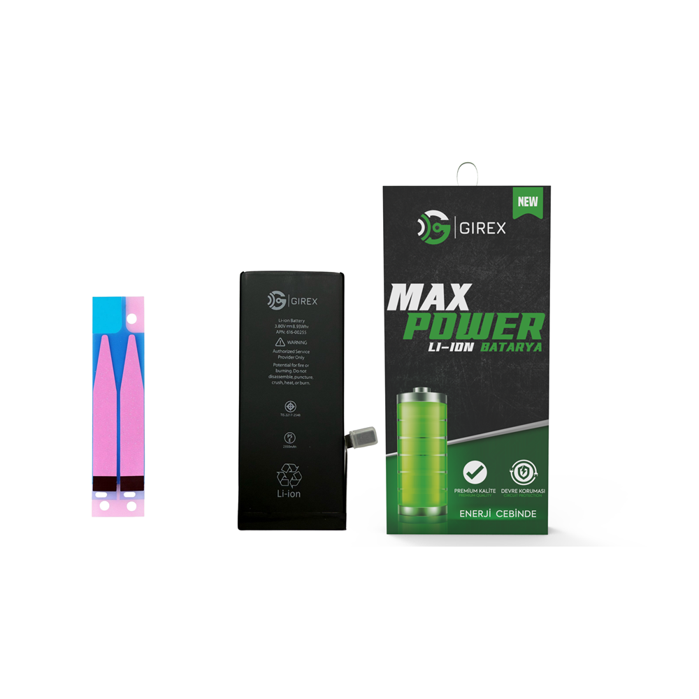 GİREX İPHONE 7G BATARYA GÜÇLENDİRİLMİŞ 2350 MAH