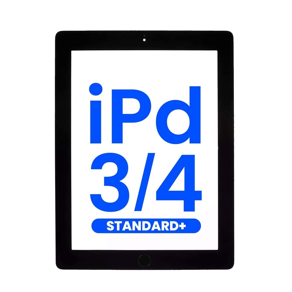 İPAD 3 / 4 DOKUNMATİK CAM SİYAH