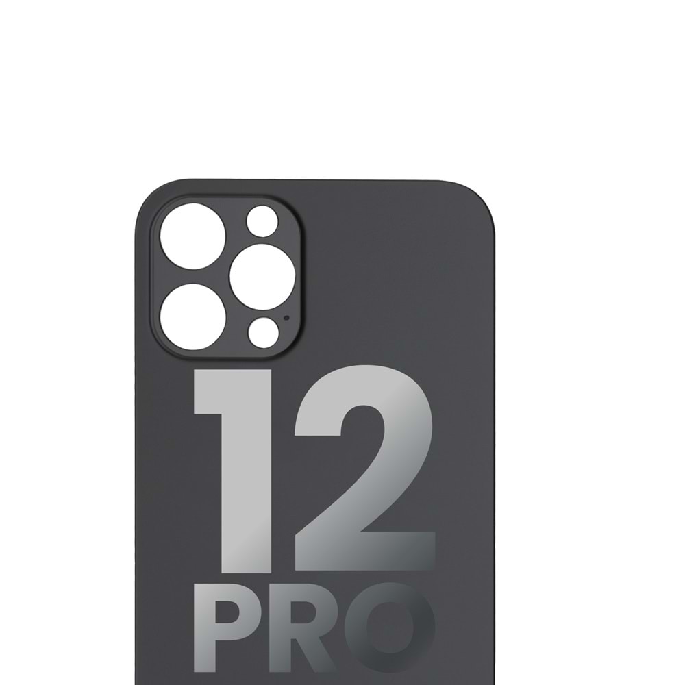 İPHONE 12 PRO ARKA PİL KAPAĞI SİYAH