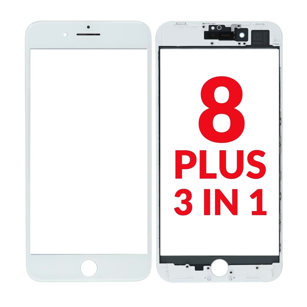 İPHONE 8G PLUS DOKUNMATİK CAM BEYAZ