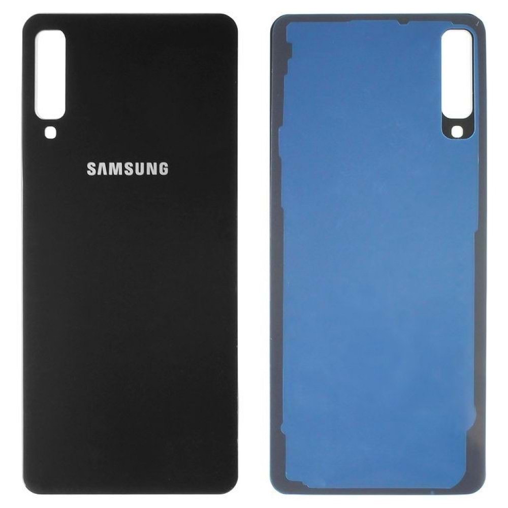 SAMSUNG A7 2018 A750 ARKA PİL KAPAĞI SİYAH