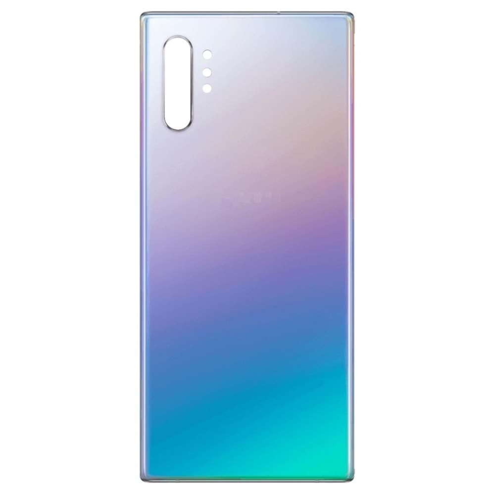 SAMSUNG NOTE 10+ PLUS ARKA PİL KAPAĞI KAMERA CAMLI SİLVER