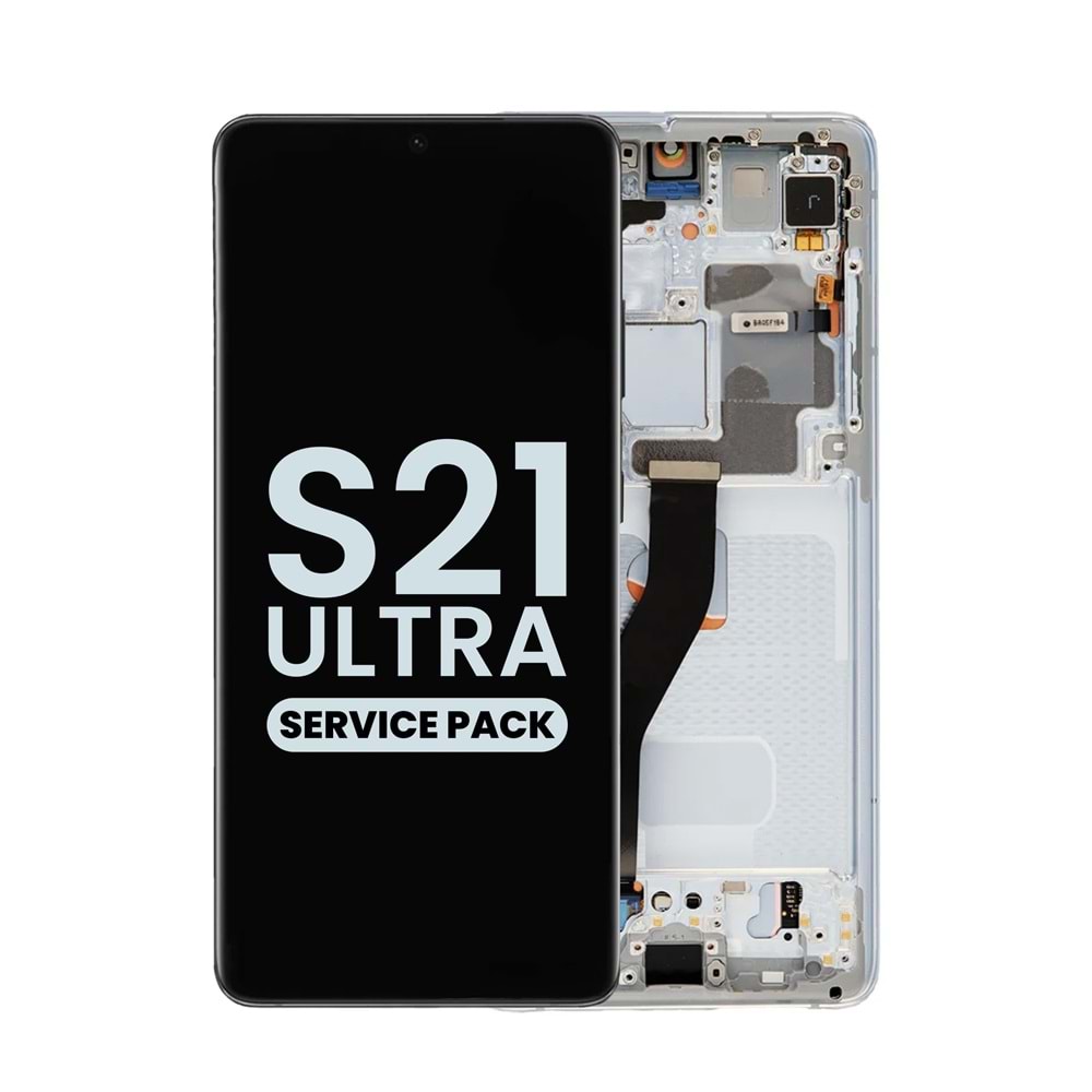 SAMSUNG S21 ULTRA G988 LCD EKRAN ÇITALI SİLVER (TR SERVİS) GH82-26035B