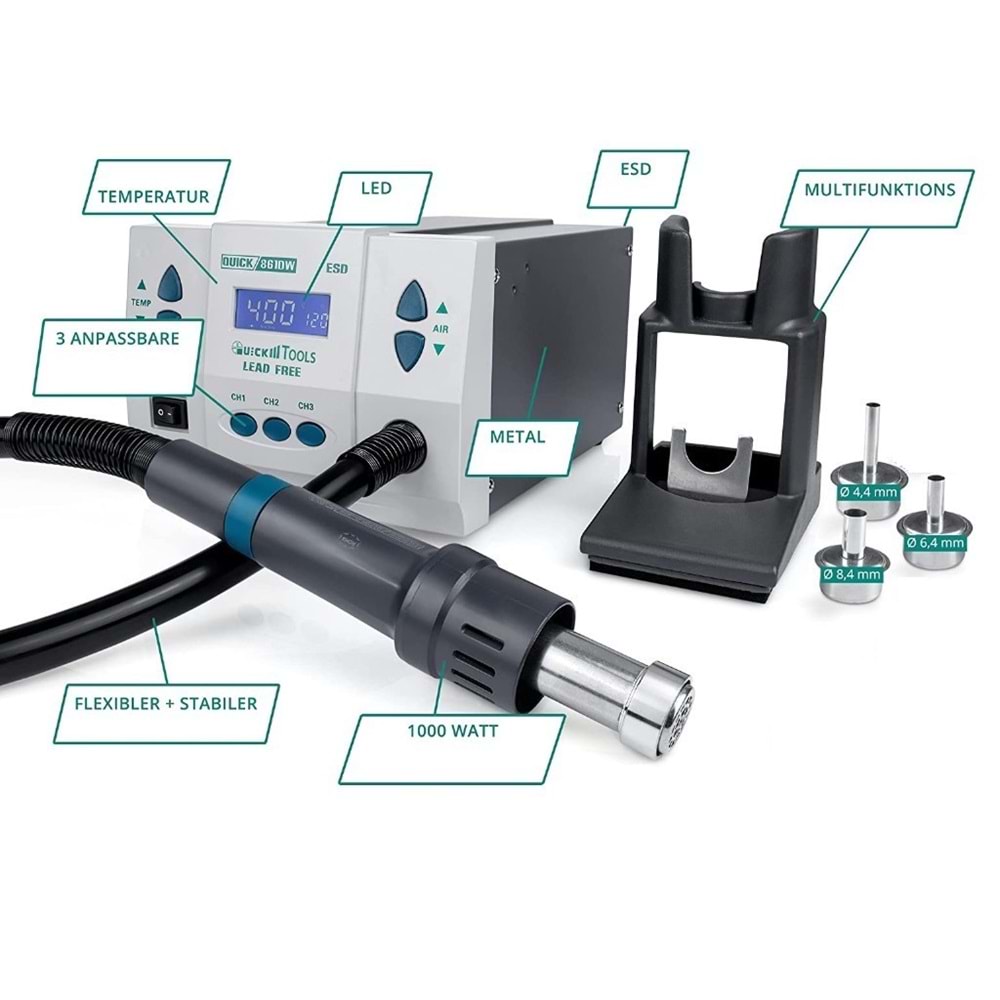 SICAK HAVA MAKİNASI QUICK 861-DW