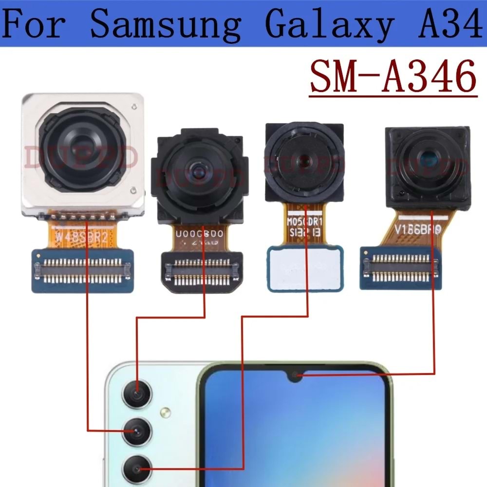 SAMSUNG A34 ARKA KAMERA