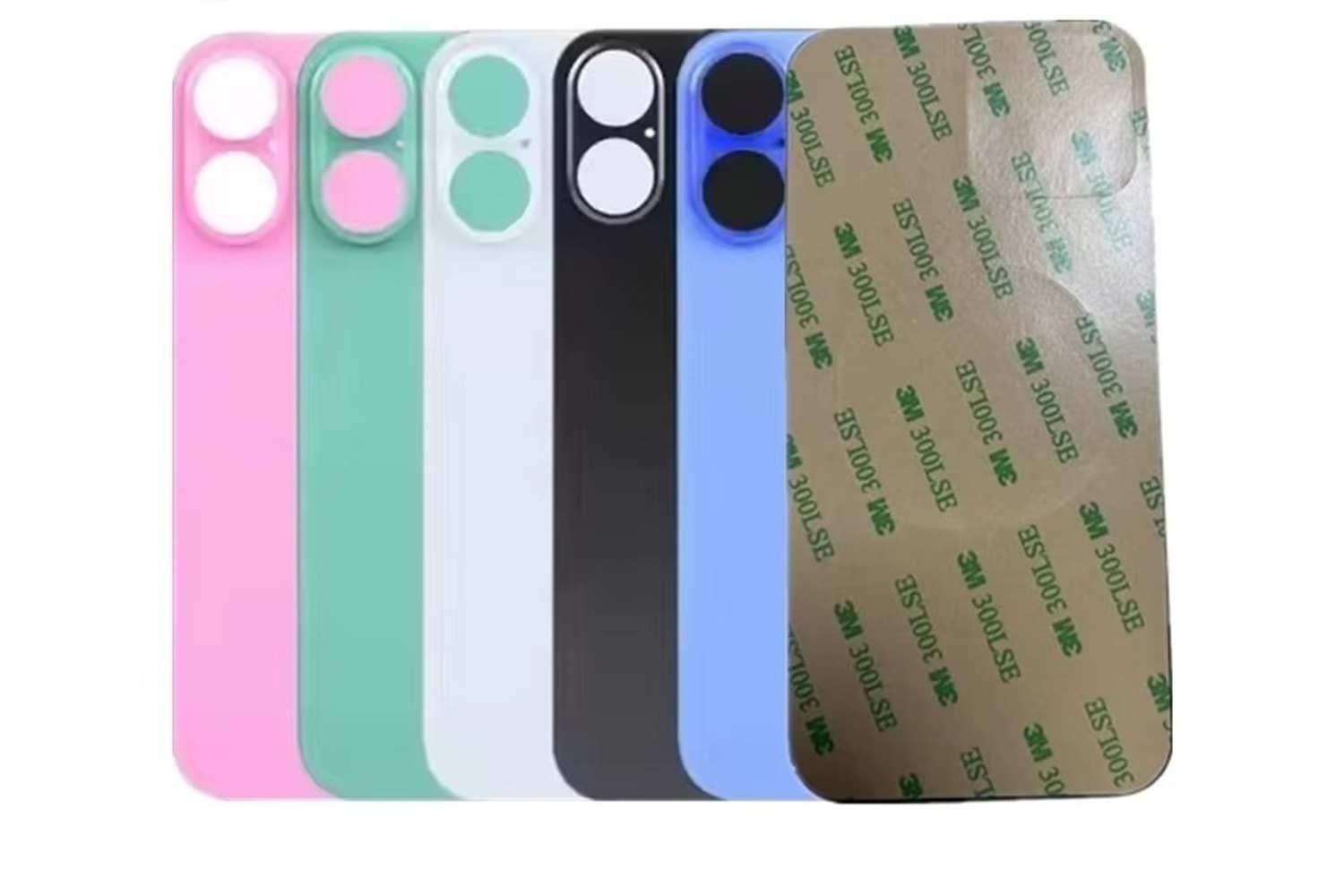 İPHONE 16 PLUS ARKA PİL KAPAK BEYAZ