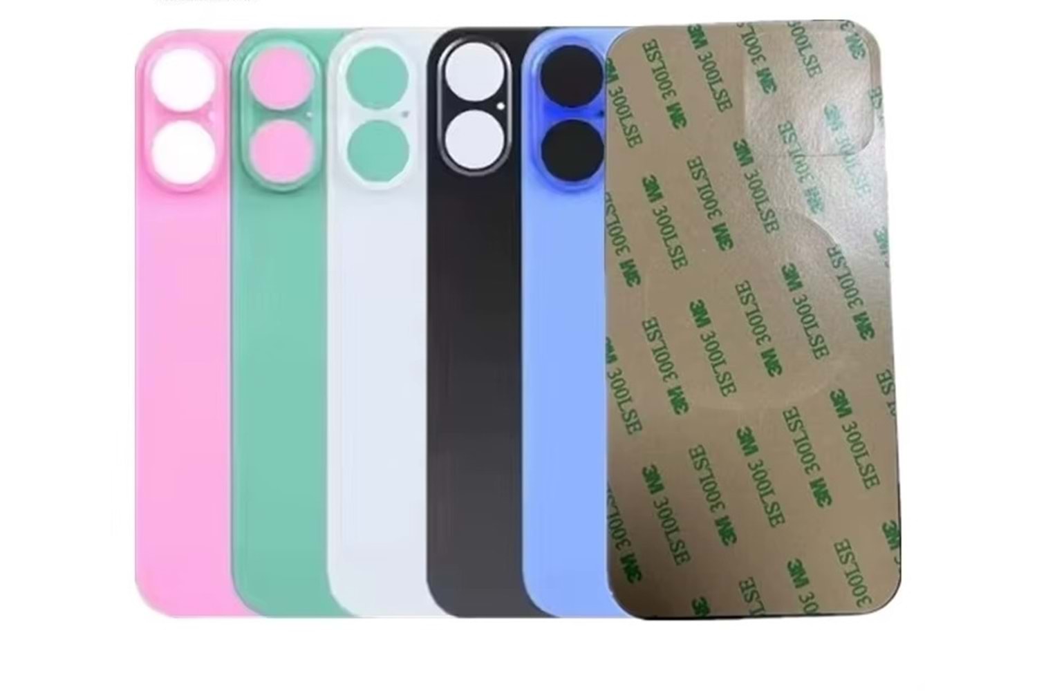 İPHONE 16 PLUS ARKA PİL KAPAK SİYAH