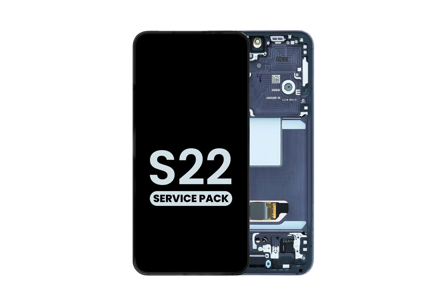 SAMSUNG S22 LCD EKRAN ÇITALI SİYAH (TR SERVİS)