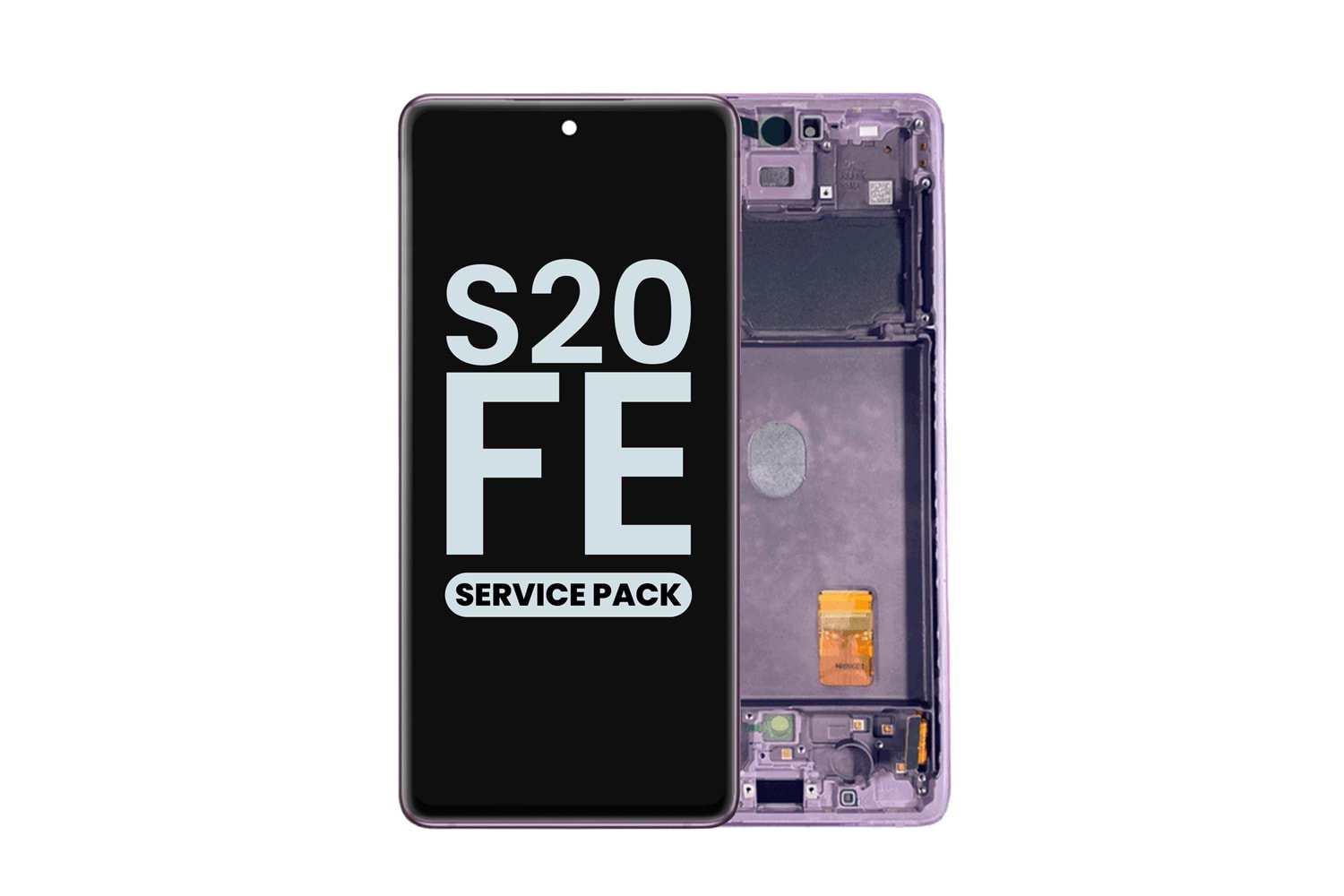 SAMSUNG S20FE - G780 LCD EKRAN ÇITALI PEMBE (TR SERVİS)