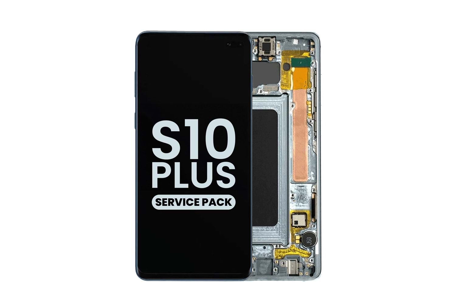 SAMSUNG S10 PLUS - G975 LCD EKRAN ÇITALI MAVİ (TR SERVİS)