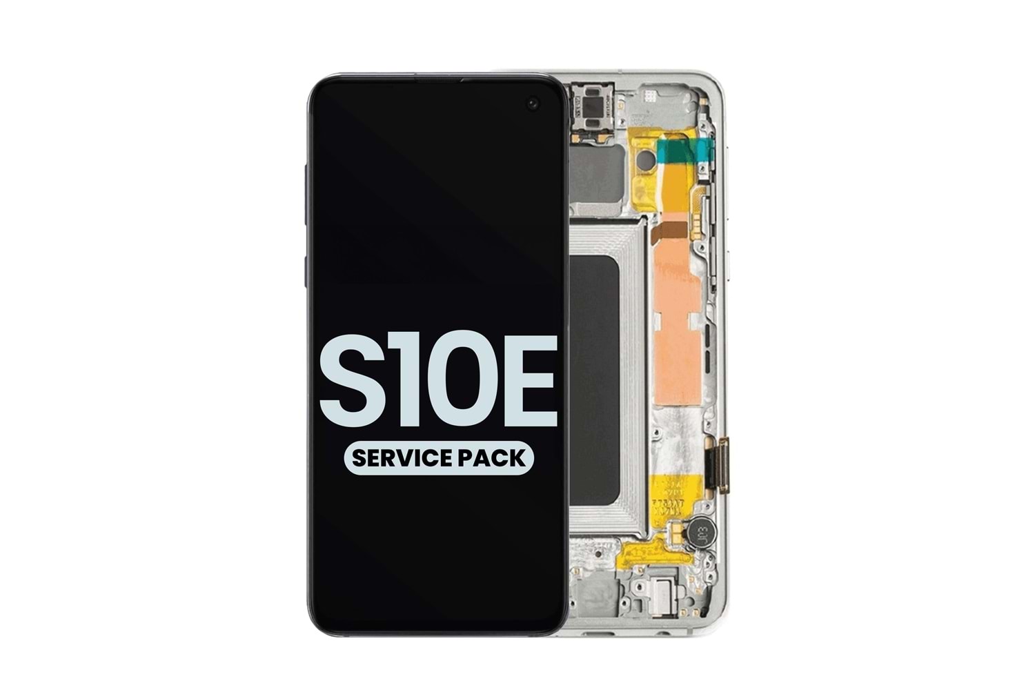 SAMSUNG S10E - G970 LCD EKRAN ÇITALI BEYAZ (TR SERVİS)