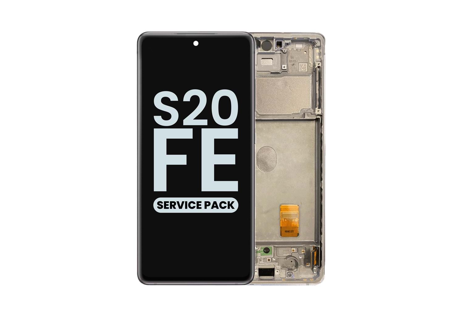 SAMSUNG S20FE - G780 LCD EKRAN ÇITALI BEYAZ (TR SERVİS) GH82-31321B