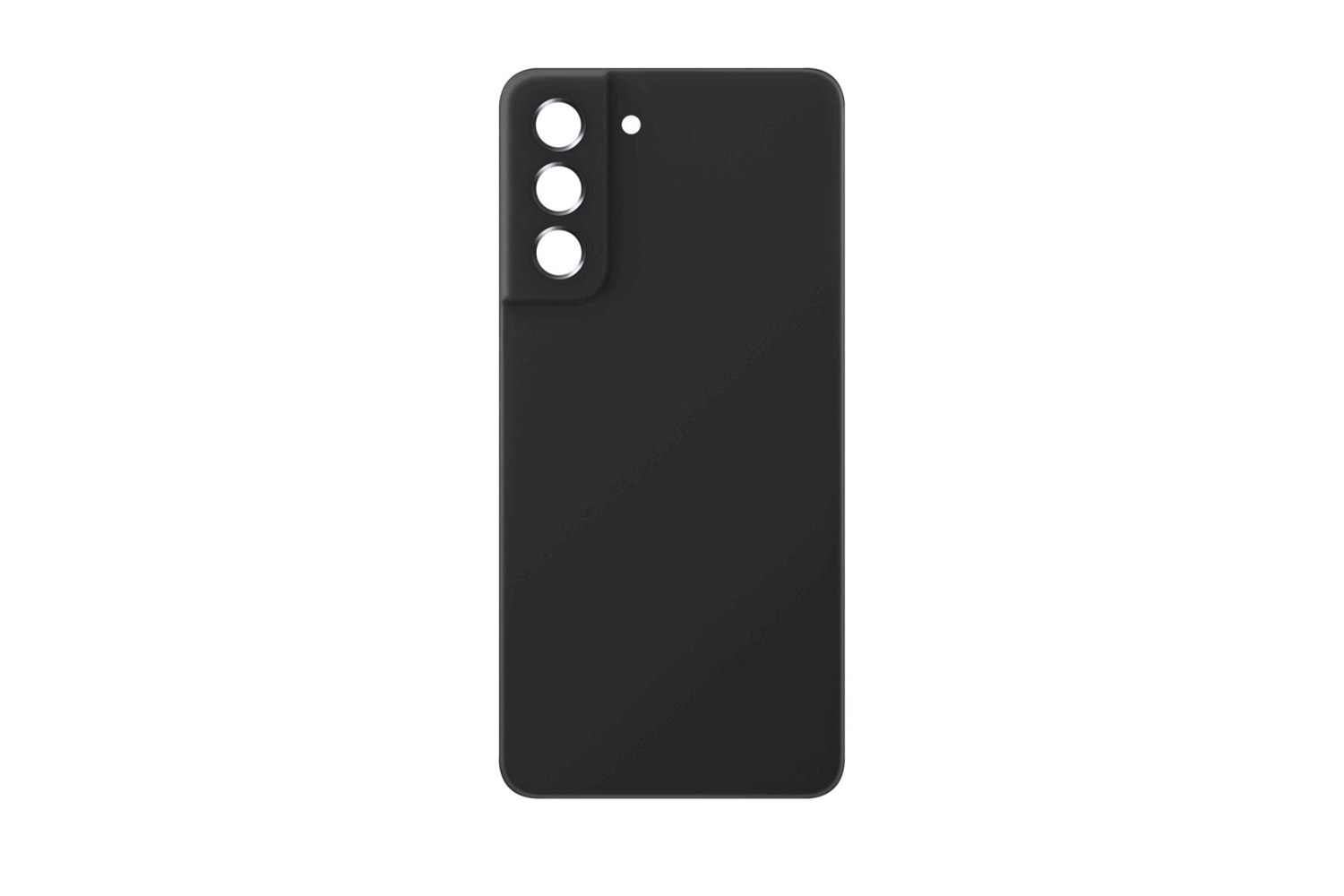 SAMSUNG S21FE ARKA PİL KAPAK KAMERA CAMLI SİYAH