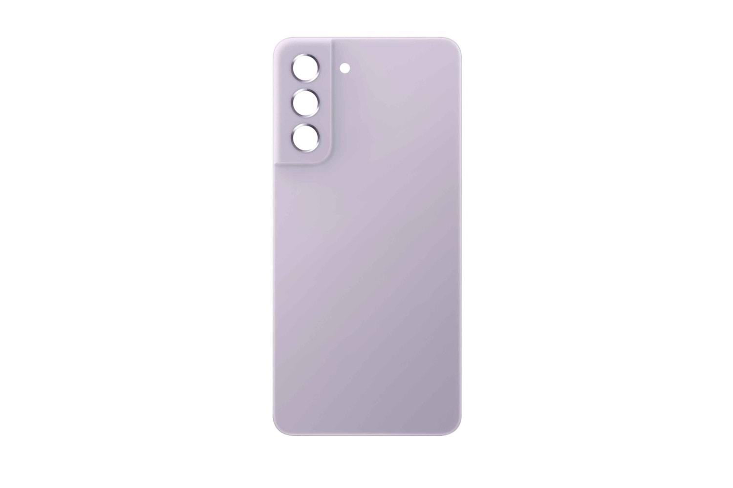SAMSUNG S21FE ARKA PİL KAPAK KAMERA CAMLI MOR
