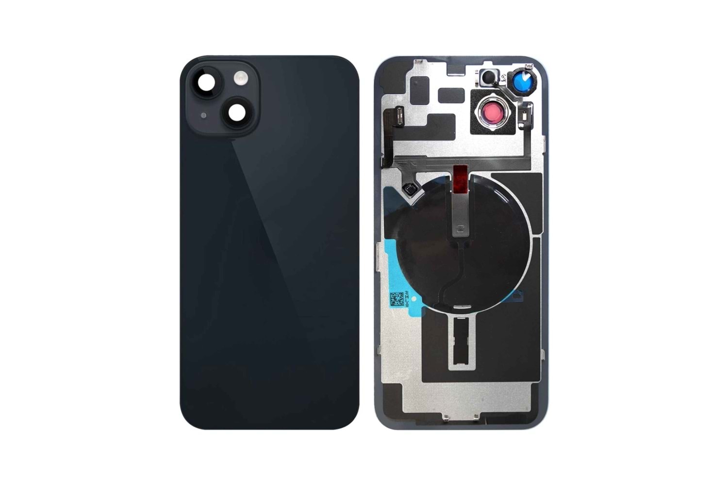 İPHONE 14 PLUS ARKA PİL KAPAK KAMERA CAMLI SİYAH