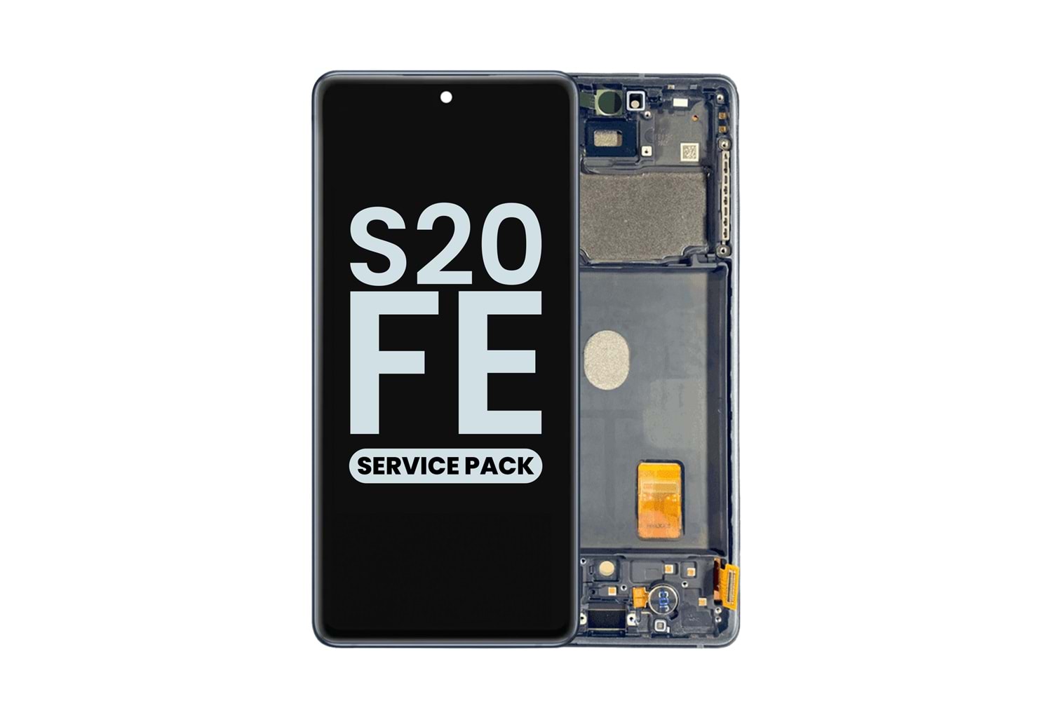 SAMSUNG S20FE - G780 LCD EKRAN ÇITALI SİYAH - MAVİ (TR SERVİS) GH82-24220A
