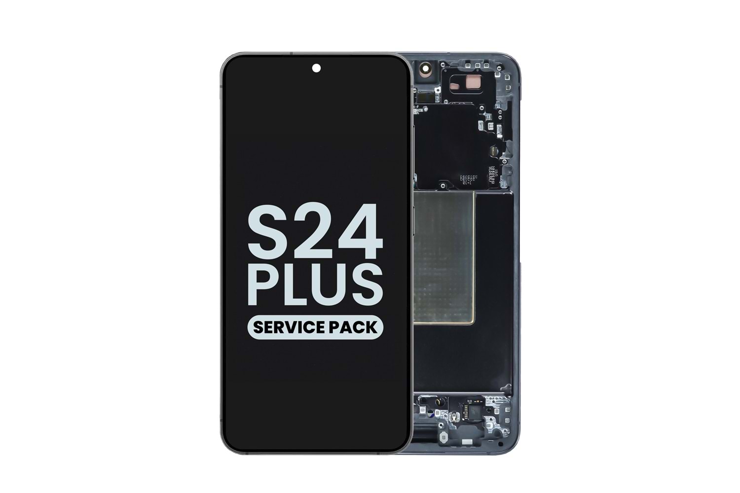 SAMSUNG S24 PLUS - S926 LCD EKRAN ÇITALI SİYAH (TR SERVİS)