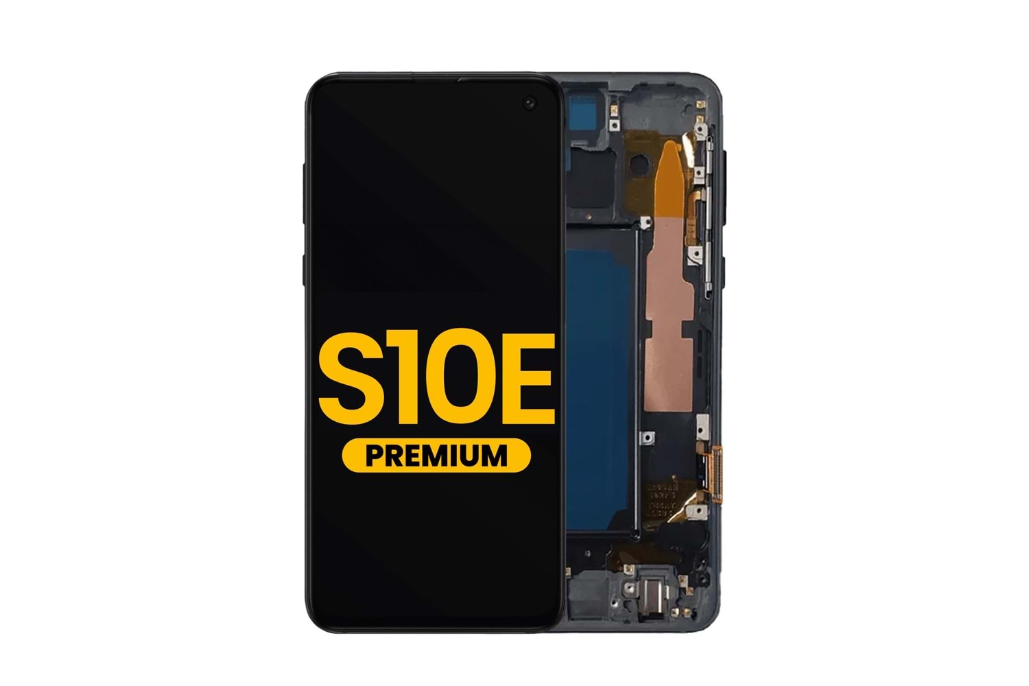 SAMSUNG S10E LCD EKRAN ÇITALI SİYAH OLED
