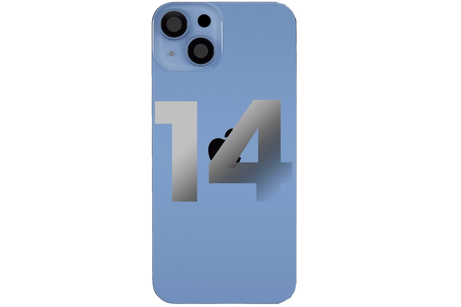 İPHONE 14 ARKA PİL KAPAK KAMERA CAMLI MAVİ