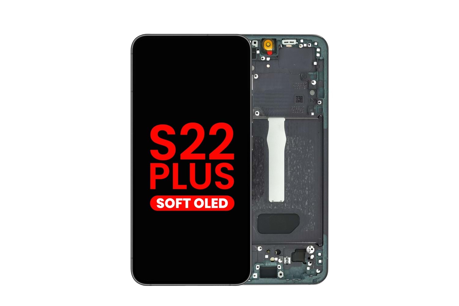 SAMSUNG S22 PLUS LCD EKRAN ÇITALI SİYAH OLED
