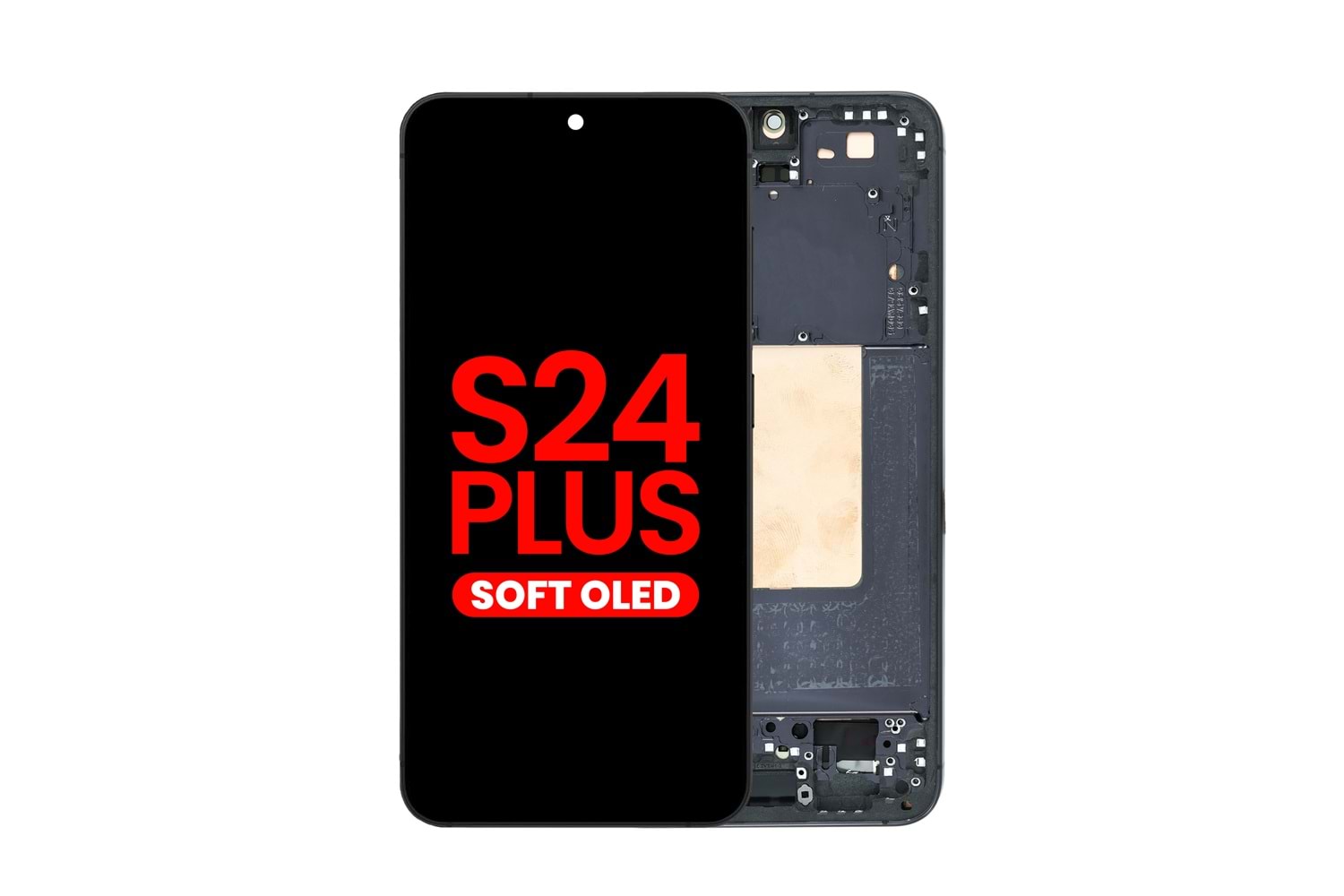 SAMSUNG S24 PLUS LCD EKRAN ÇITALI SİYAH OLED