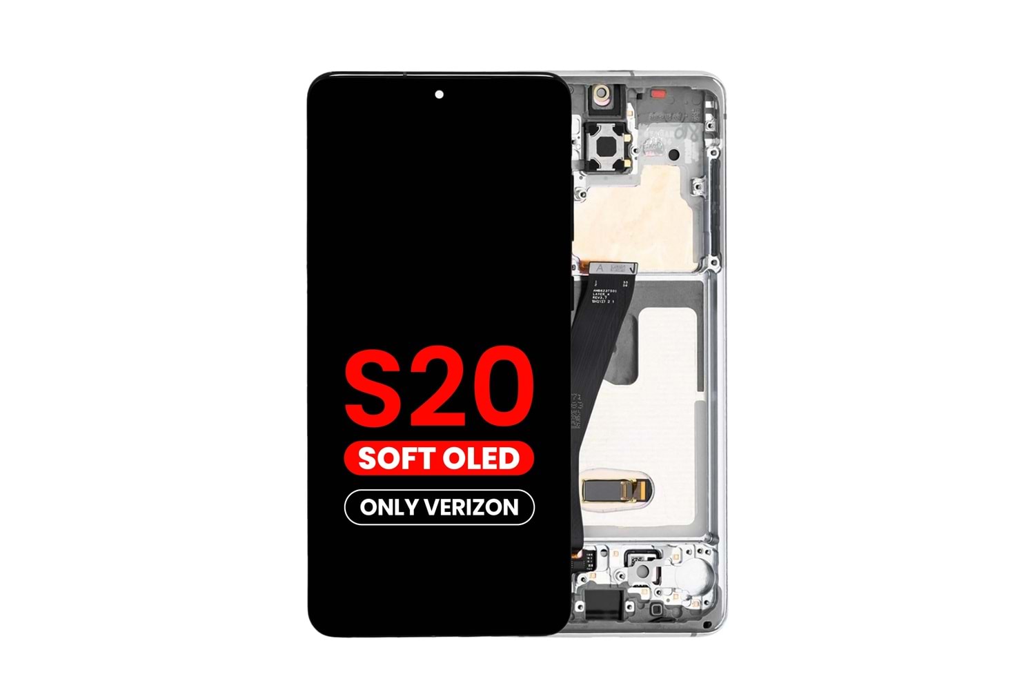 SAMSUNG S20 LCD EKRAN ÇITALI OLED SİYAH