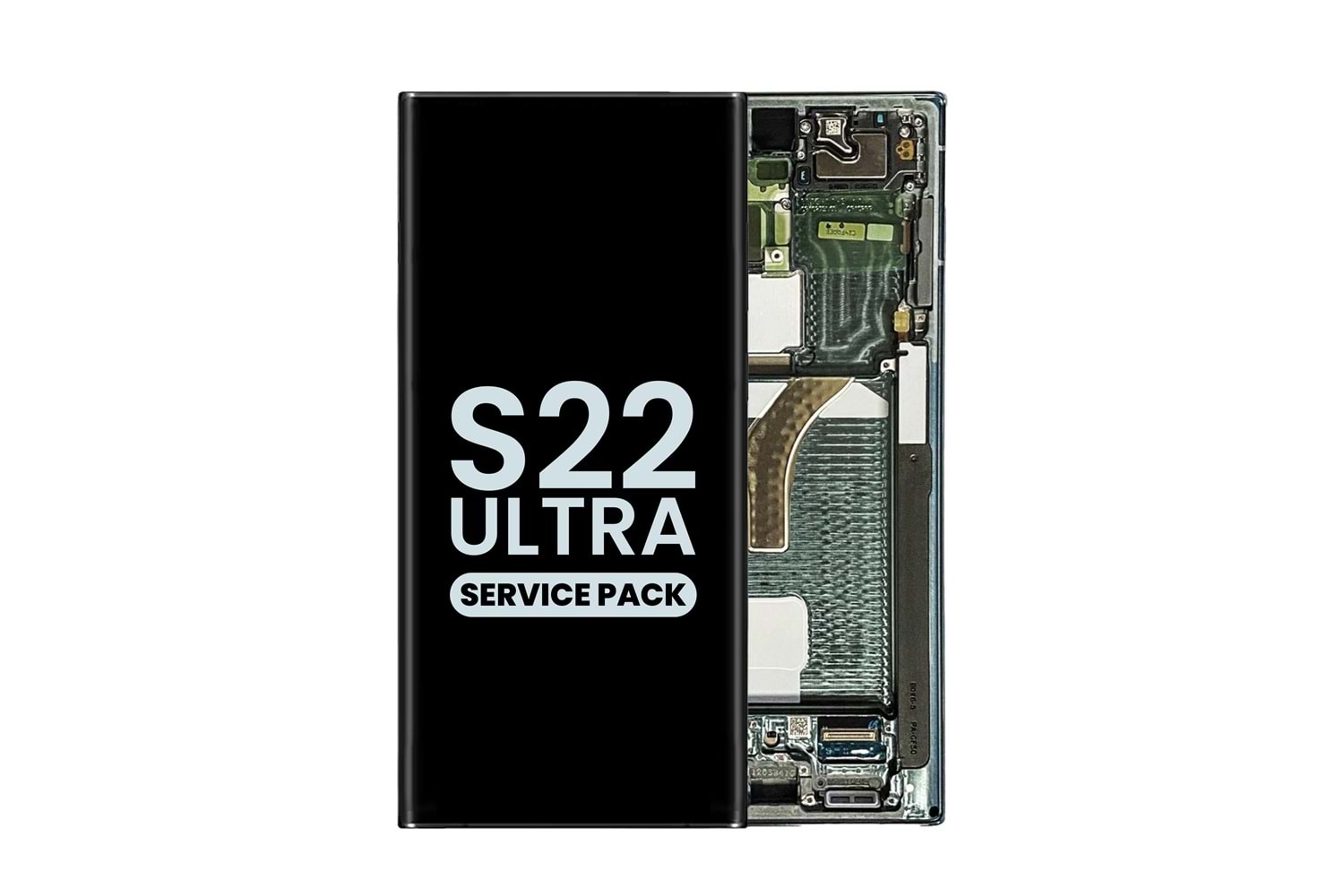 SAMSUNG S22 ULTRA - S908 LCD EKRAN ÇITALI YEŞİL (TR SERVİS) GH82-27489D