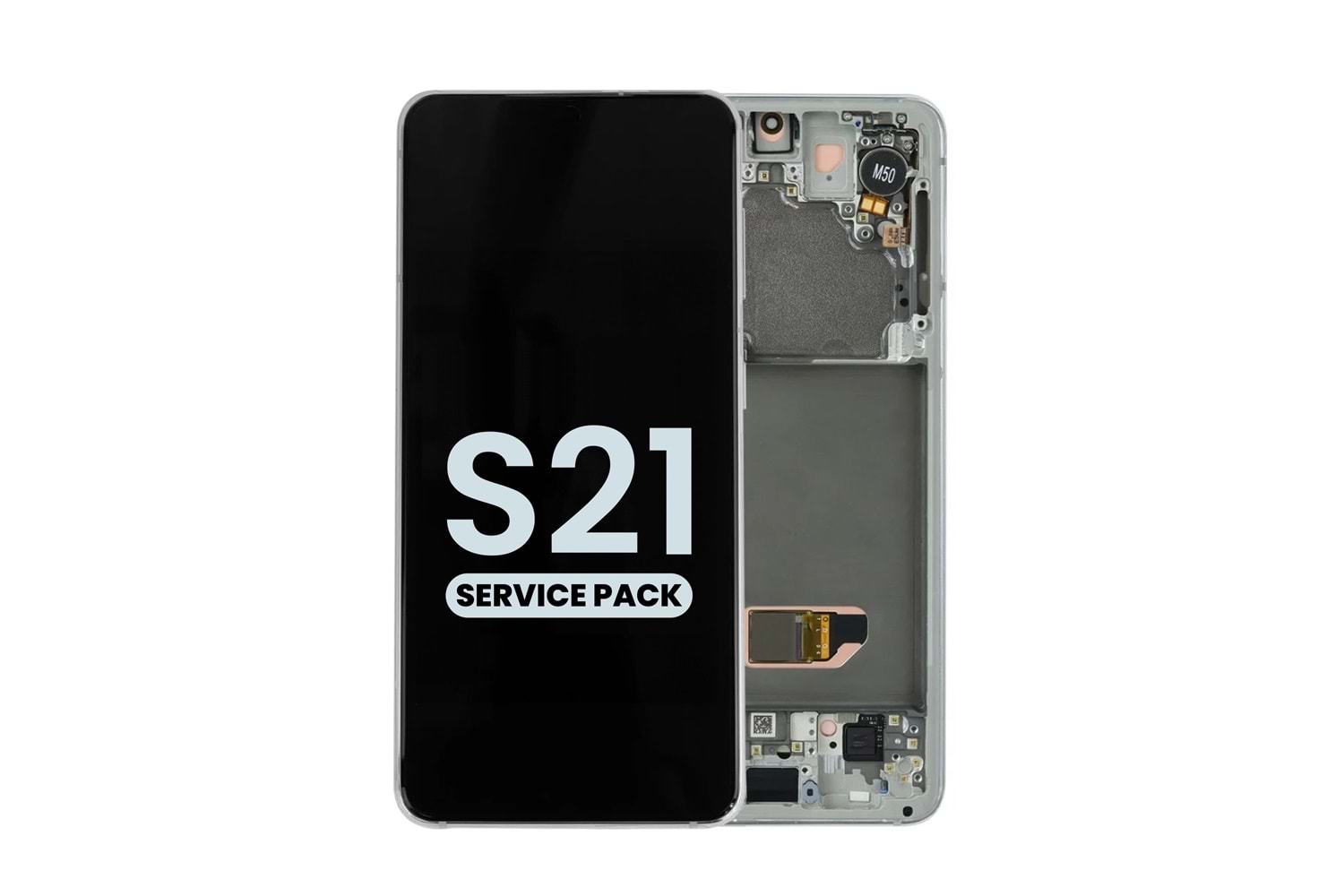 SAMSUNG S21 G991 LCD EKRAN ÇITALI GRİ (TR SERVİS) GH82-27256A