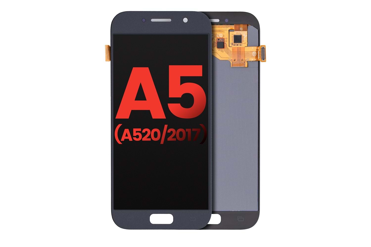 SAMSUNG A5 2017 LCD EKRAN ÇITASIZ (TR SERVİS) SİYAH