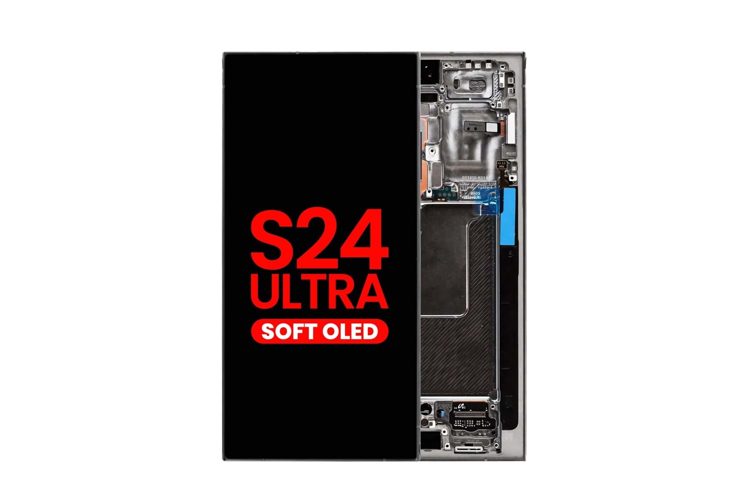 SAMSUNG S24 ULTRA LCD EKRAN ÇITALI SİYAH OLED