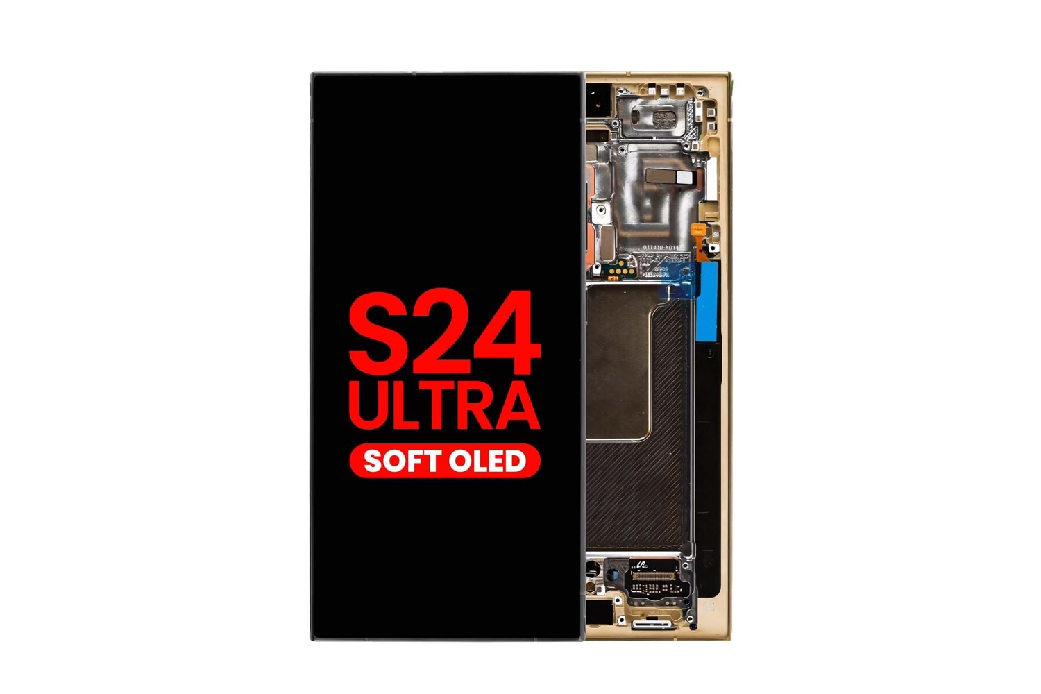 SAMSUNG S24 ULTRA LCD EKRAN ÇITALI GOLD OLED