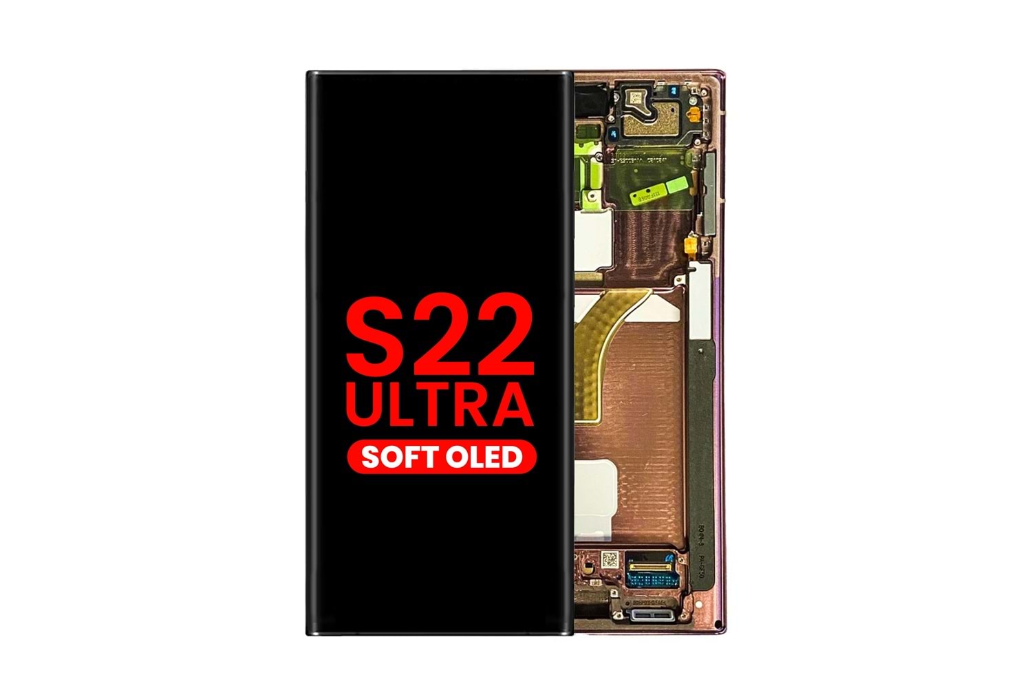 SAMSUNG S22 ULTRA LCD EKRAN ÇITALI BRONZ OLED